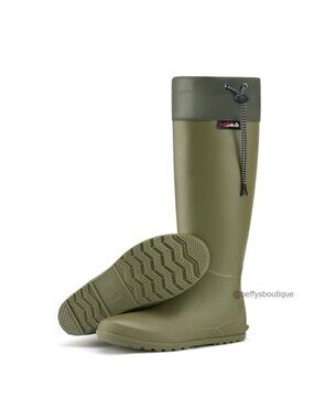 Women's Waterproof Knee High Rain Boots PVC Lightweight Mud Boots